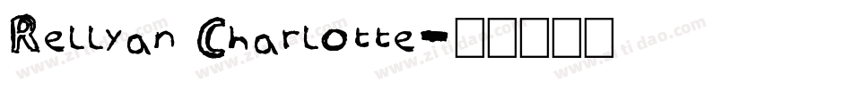 Rellyan Charlotte字体转换